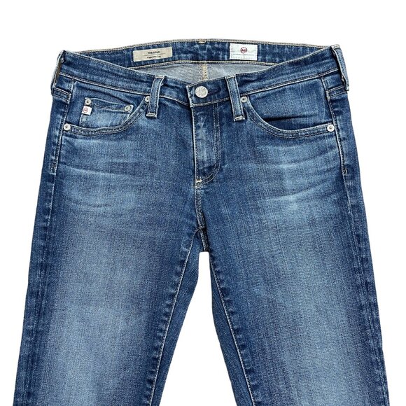 ADRIANO GOLDSCHMIED JEANS THE STILT CIGARETTE LEG ANKLE SKINNY WOMENS 26 BLUE - Picture 3 of 11